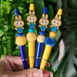 Blue and Yellow Kids Toy Pens